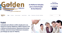 Desktop Screenshot of goldentelecom.com.br